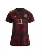 Tyskland Mario Gotze #11 Replika Borta Kläder Dam VM 2022 Kortärmad